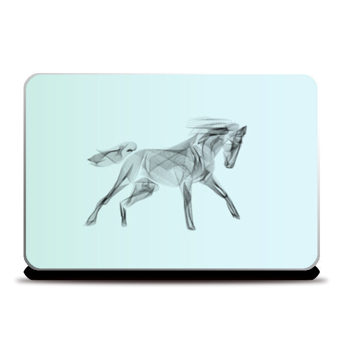 Stallion Line Art Laptop Skin Laptop Skins