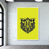 Wolf Head Giant Poster