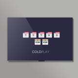 COLDPLAY Hymn For The Weekend Wall Art