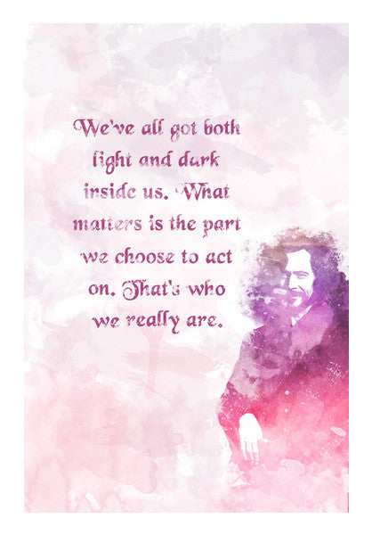 Harry Potter-Sirius Black quote potrait Wall Art