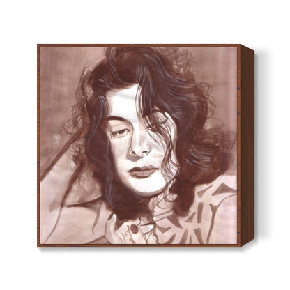 Nargis was a wonderful actor Square Art Prints