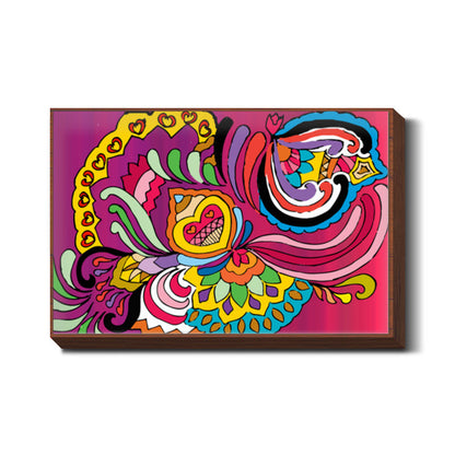 Flower Doodle Design Wall Art