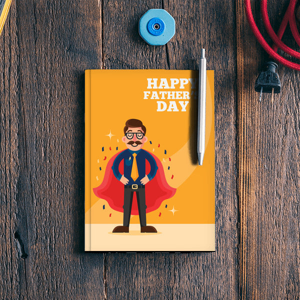 Dad in Superhero Dress | #Fathers Day special  Notebook