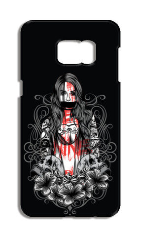 Girl With Tattoo Samsung Galaxy S6 Edge Tough Cases