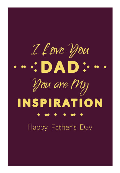 I Love You Dad | #Fathers Day Special  Wall Art