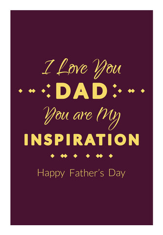 I Love You Dad | #Fathers Day Special  Wall Art