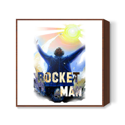 Indias Rocket Man Square Art Prints