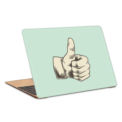Thumbs Up Like Minimal Artwork Laptop Skin