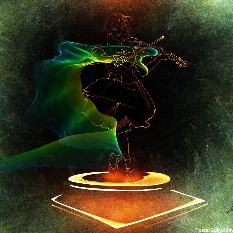 Square Art Prints, Lindsey Stirling 2 Artwork