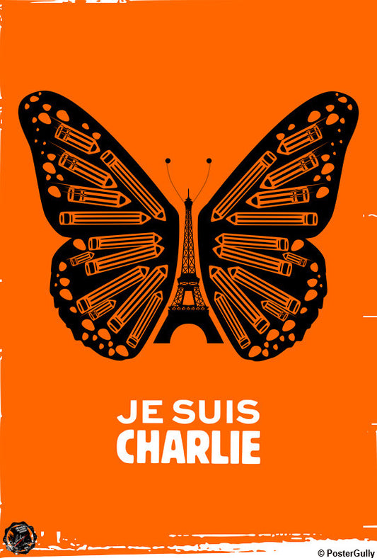 Wall Art, Je Suis Charlie  Artwork