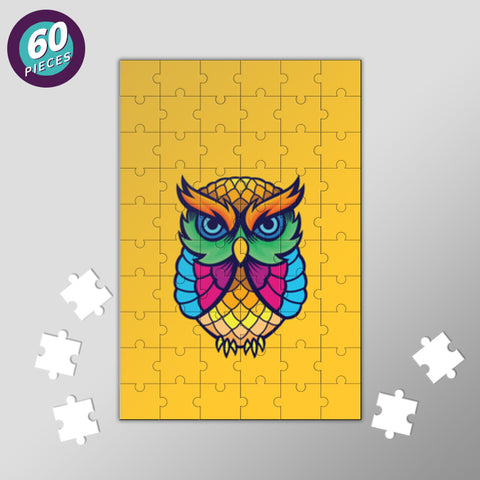 Colorful Owl Jigsaw Puzzles