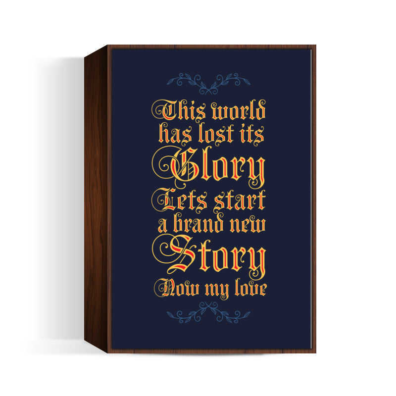 A new story Wall Art