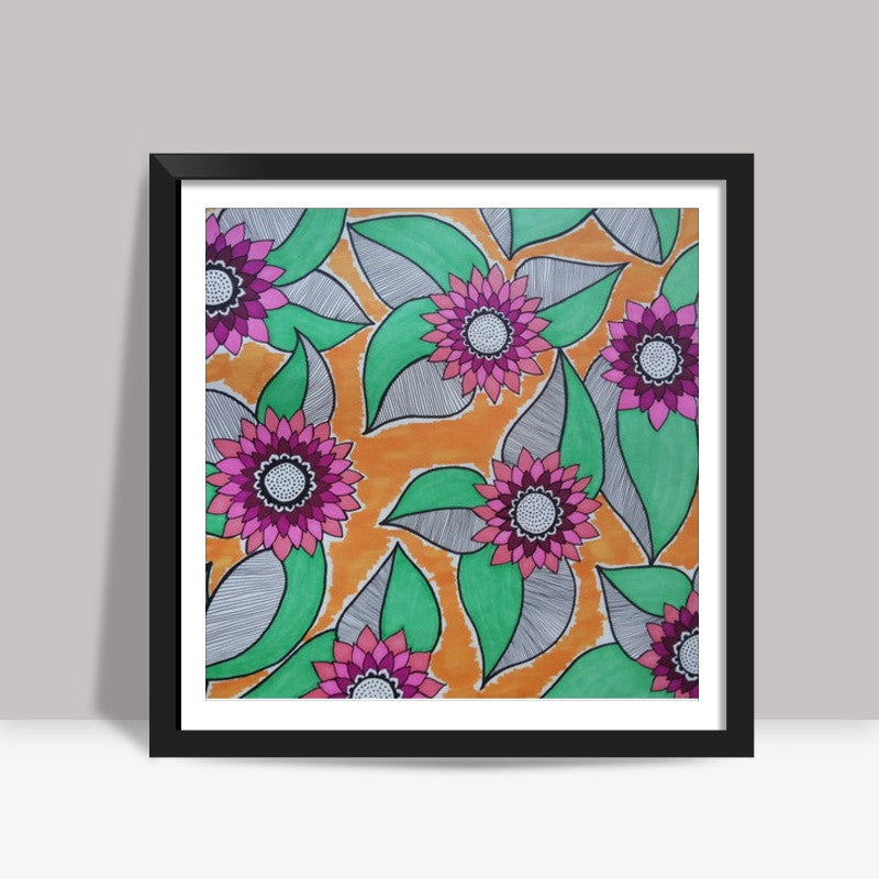 Full Bloom Square Art Prints