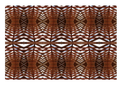 Geometric Egyptian Style Wooden Textured Ornate Background Wall Art