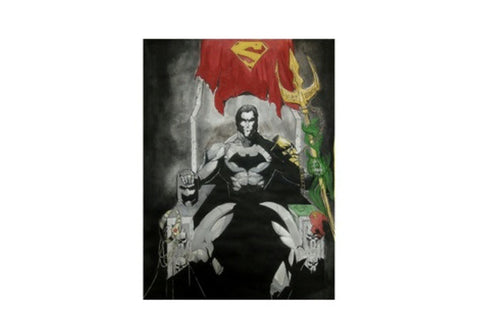 Batman Justice League Doom Wall Art