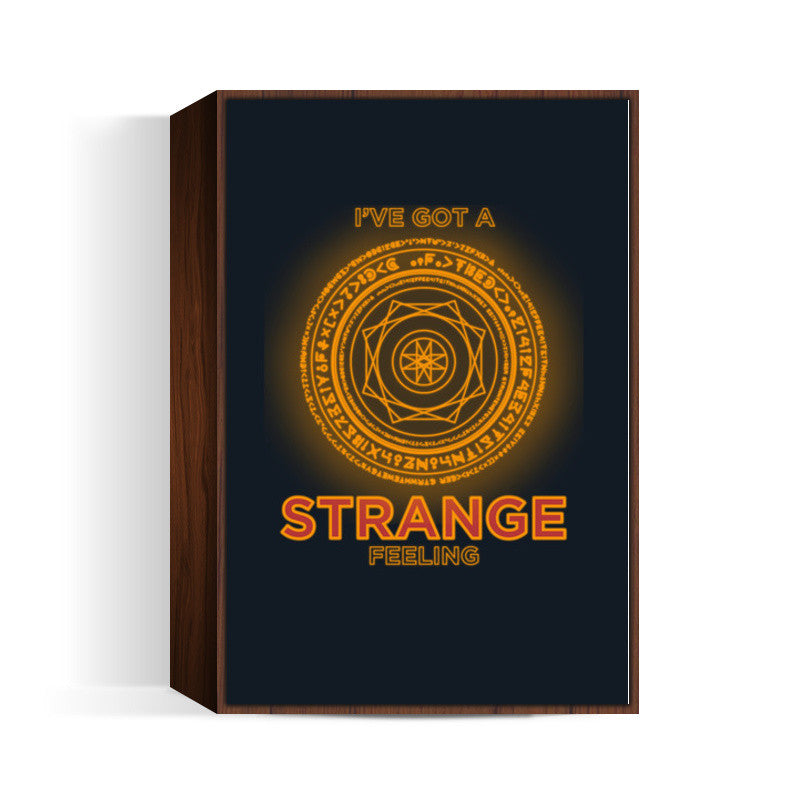 Strange Superhero Minimal Chakra Wall Art