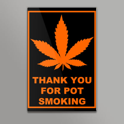 Pot Smoking Wall Art