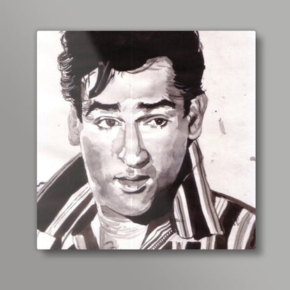 Bollywood star Shammi Kapoor made choreographers dance to his tunes Square Art Prints