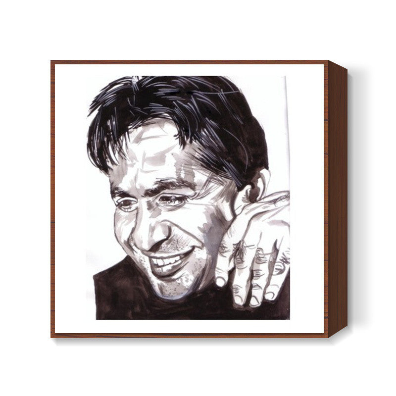 Dilip Kumar is the thespian Square Art Prints