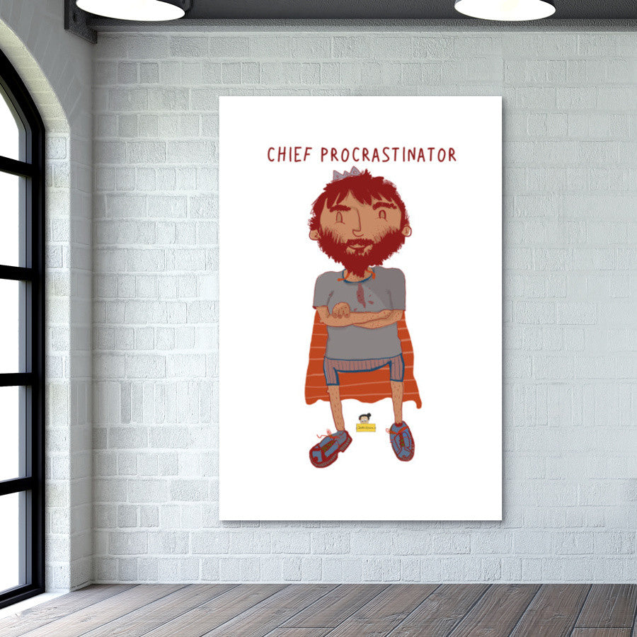 The Pro-crastinator Wall Art