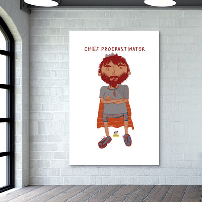 The Pro-crastinator Wall Art
