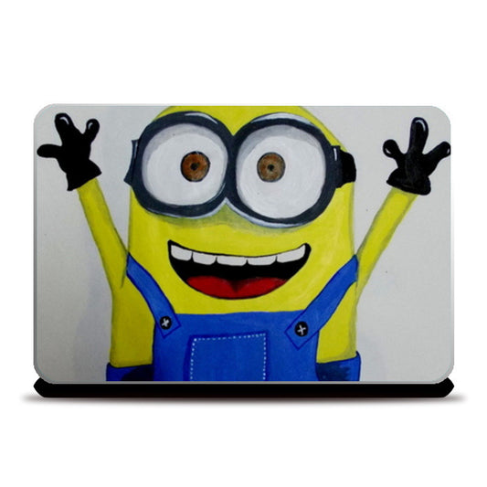 Minion Bob Painting Laptop Skins