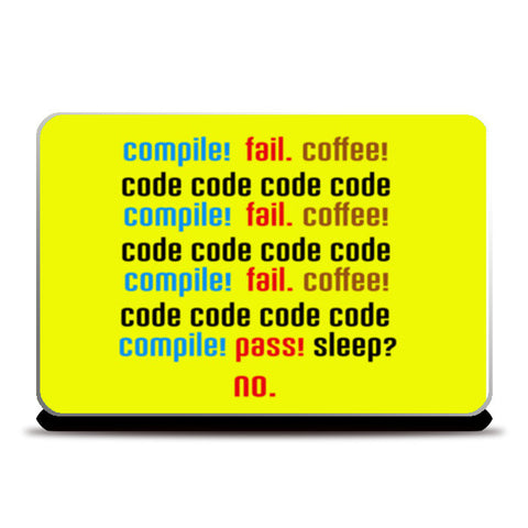 Compile Fail Coffee - Coder, Programmer Laptop Skins