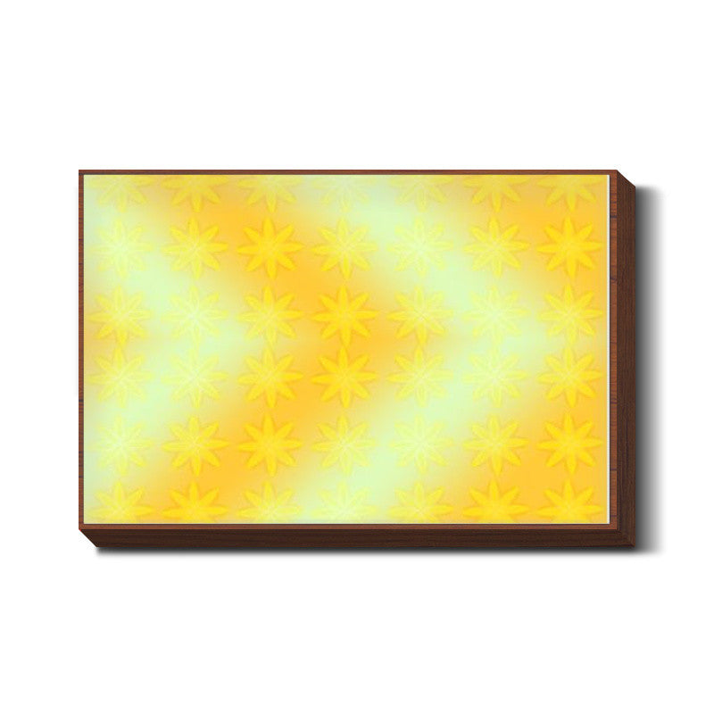 Seamless Yellow Flowers Wall Art