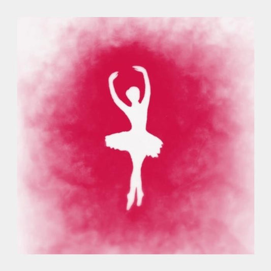 Ballerina  Dance  Music  Pink Square Art Prints PosterGully Specials