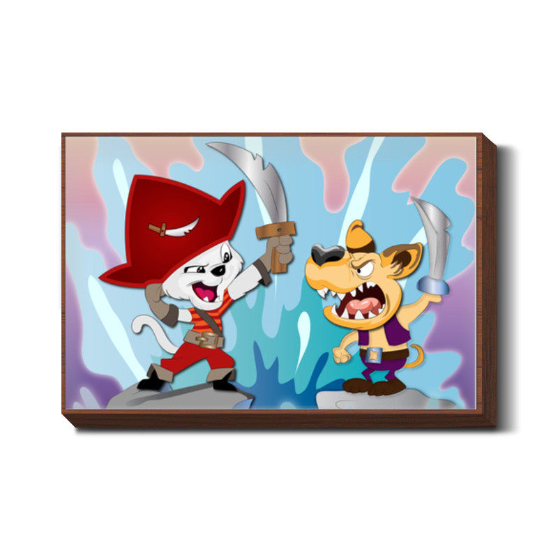 Pirate Fight Wall Art