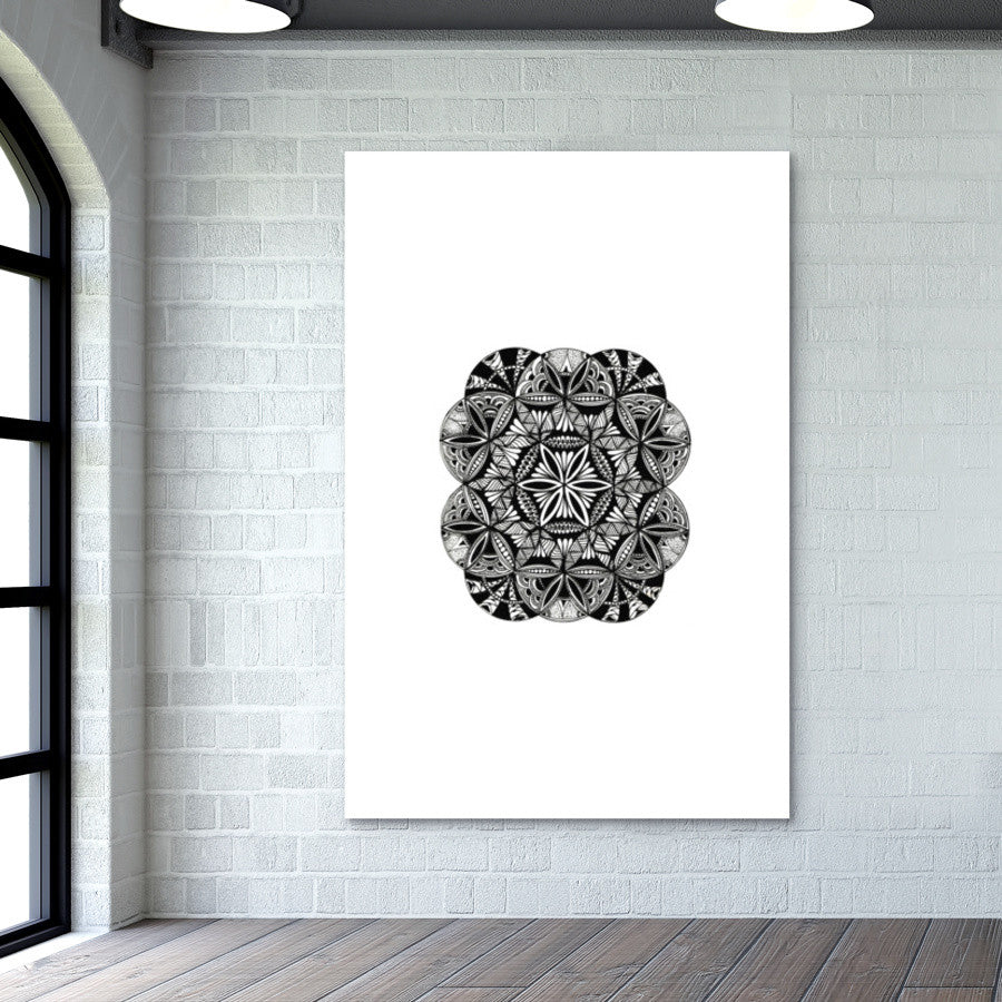 Zen-Flower of Life Wall Art