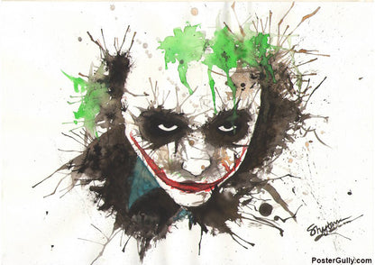 Brand New Designs, Joker Watercolor Artwork