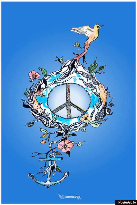 Brand New Designs, Peace Blue Artwork