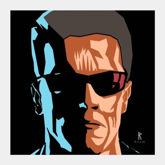 PosterGully Specials, Arnold Schwarzenegger Terminator Square Art Prints