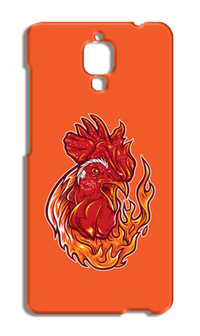 Rooster On Fire Xiaomi Mi-4 Cases