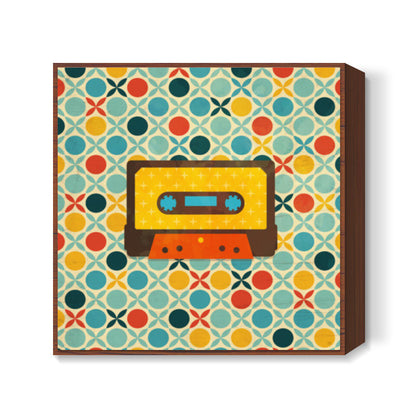 Vintage Cassette Square Art Prints