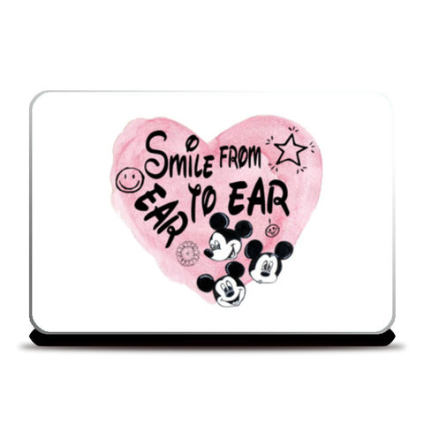 Smile From Ear To Ear Laptop Skins