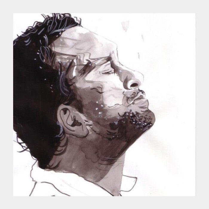 Sachin Tendulkar is dedicated to his craft Square Art Prints