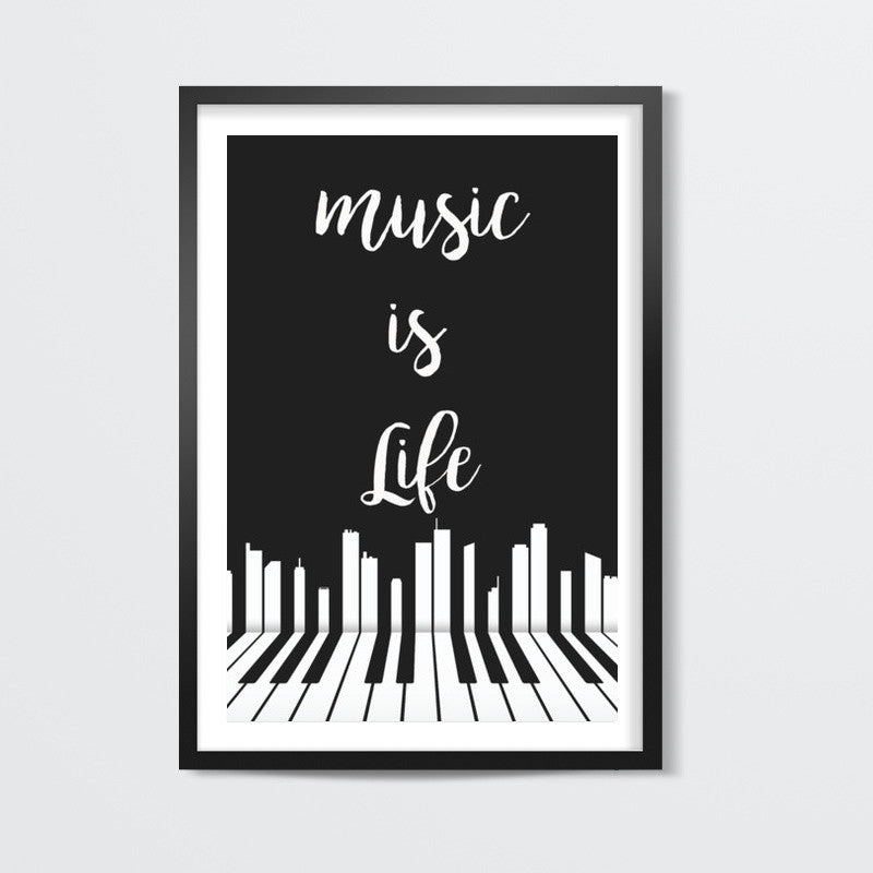 Music Is Life Wall Art