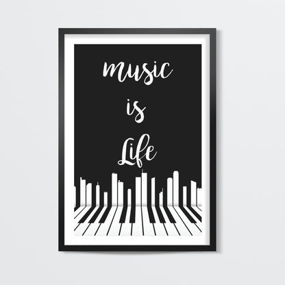 Music Is Life Wall Art