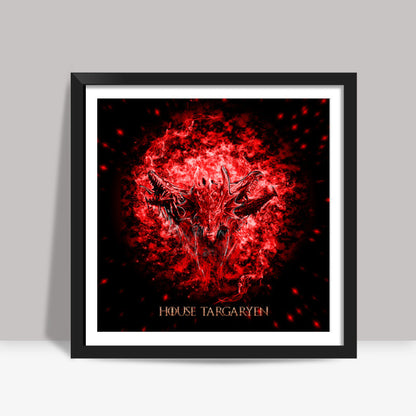 House Targaryen Square Art Prints