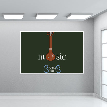 Music Soothes Souls Wall Art