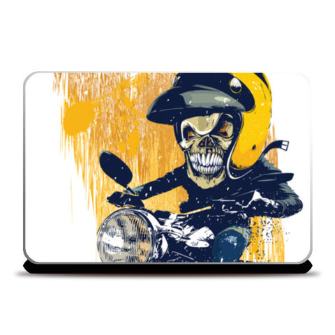skull rider Laptop Skins