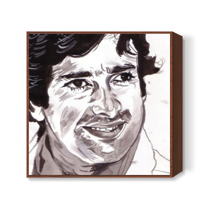 Shashi Kapoor is Bollywoods star gentleman Square Art Prints