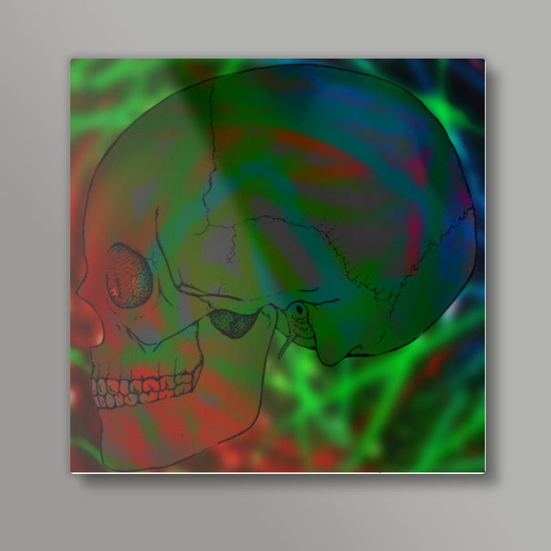 skull Square Art Prints