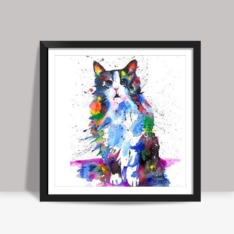 Clarity | Artwork | Cat Square Art Prints