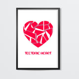 Tectonic Heart ! Wall Art