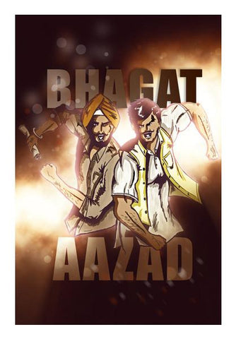 PosterGully Specials, Bhagat-Azad Wall Art