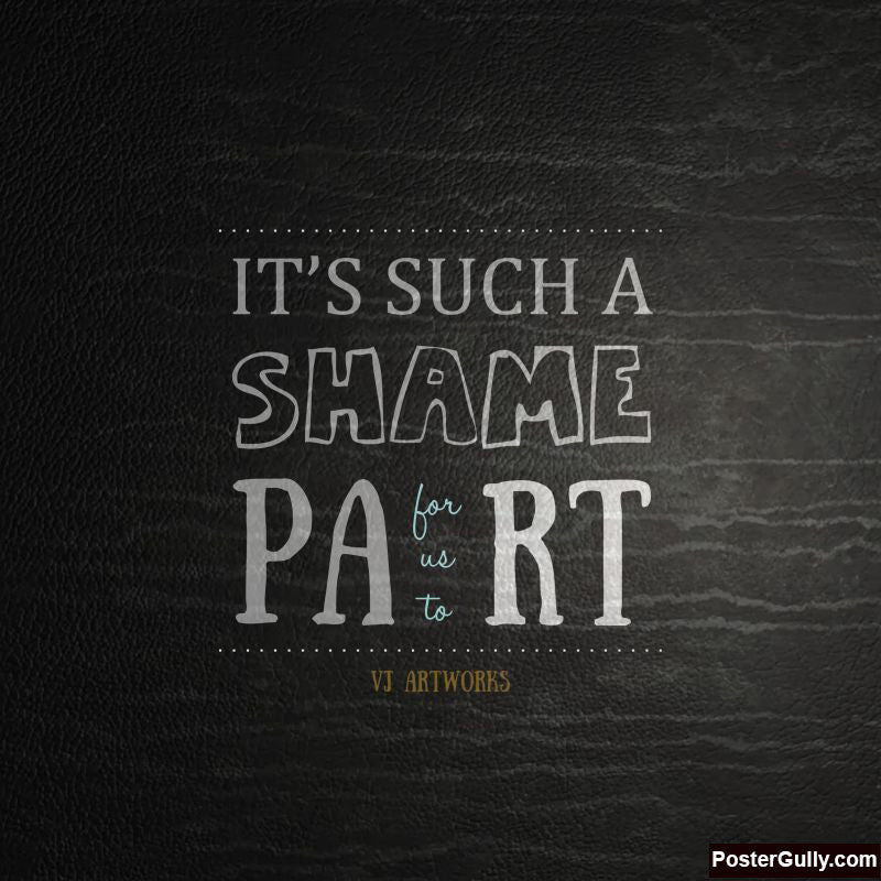 Brand New Designs, Shame Part Artwork