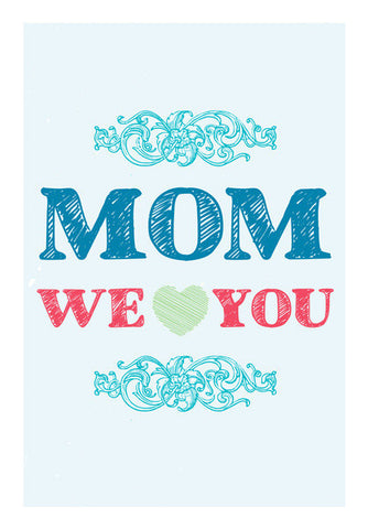 Typography Mom Art PosterGully Specials